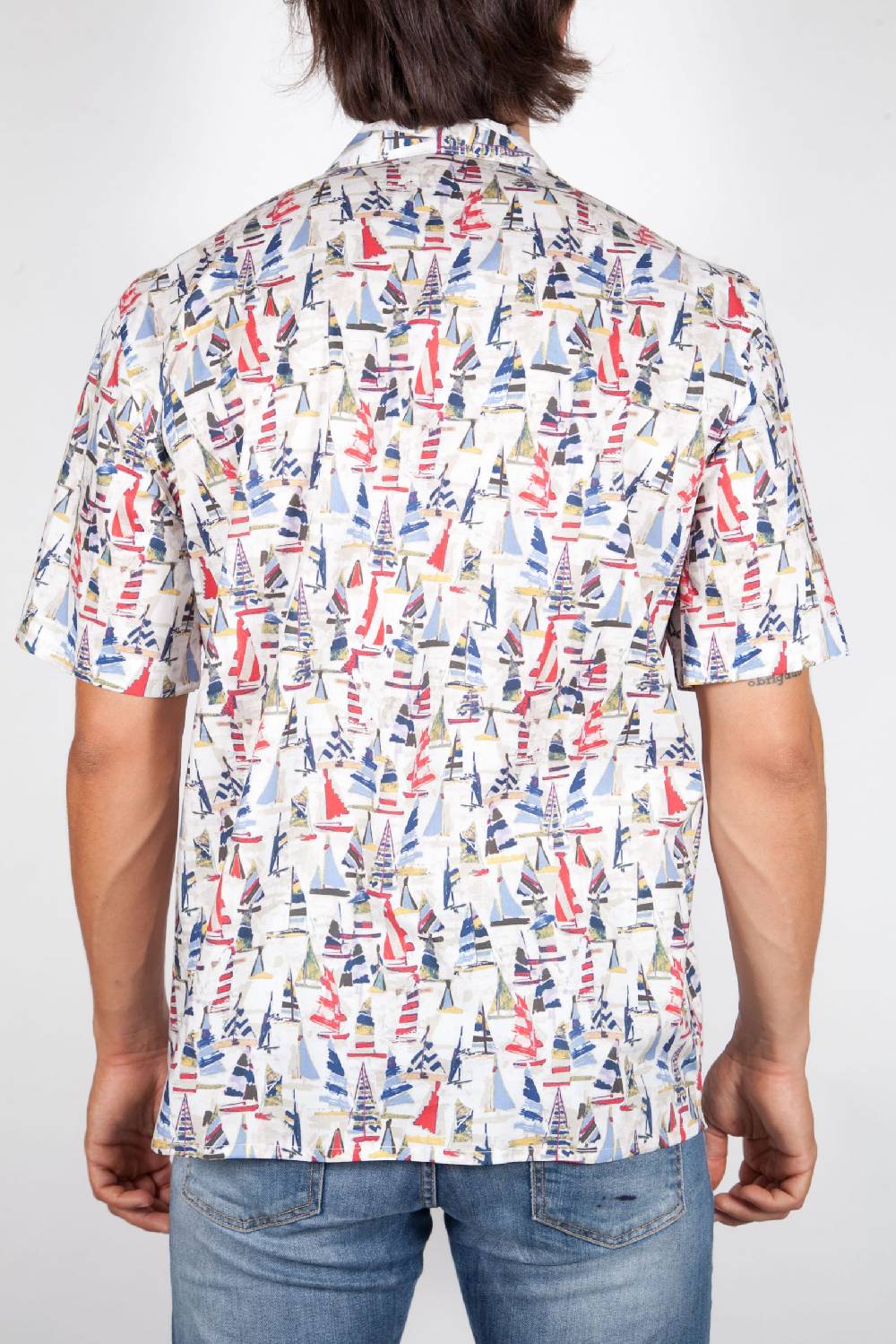 Poggianti Camicia Fantasia Manica corta 346-01 Rilascio limitato