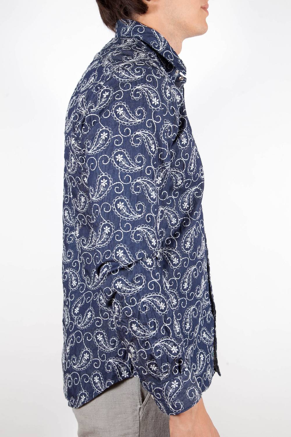 Poggianti Camicia Denim con Ricami 421-01 ACQUISTA ORA
