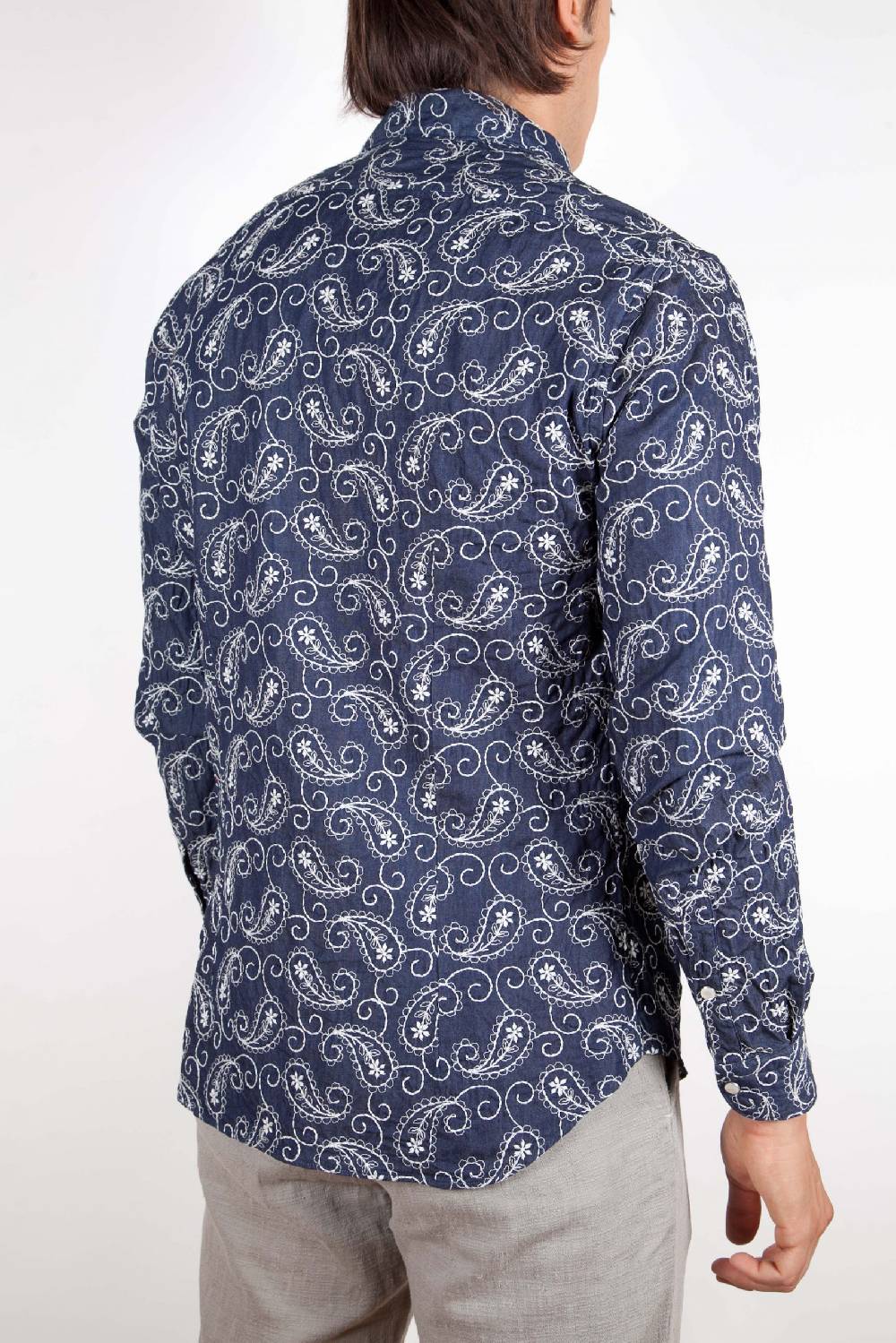 Poggianti Camicia Denim con Ricami 421-01 ACQUISTA ORA