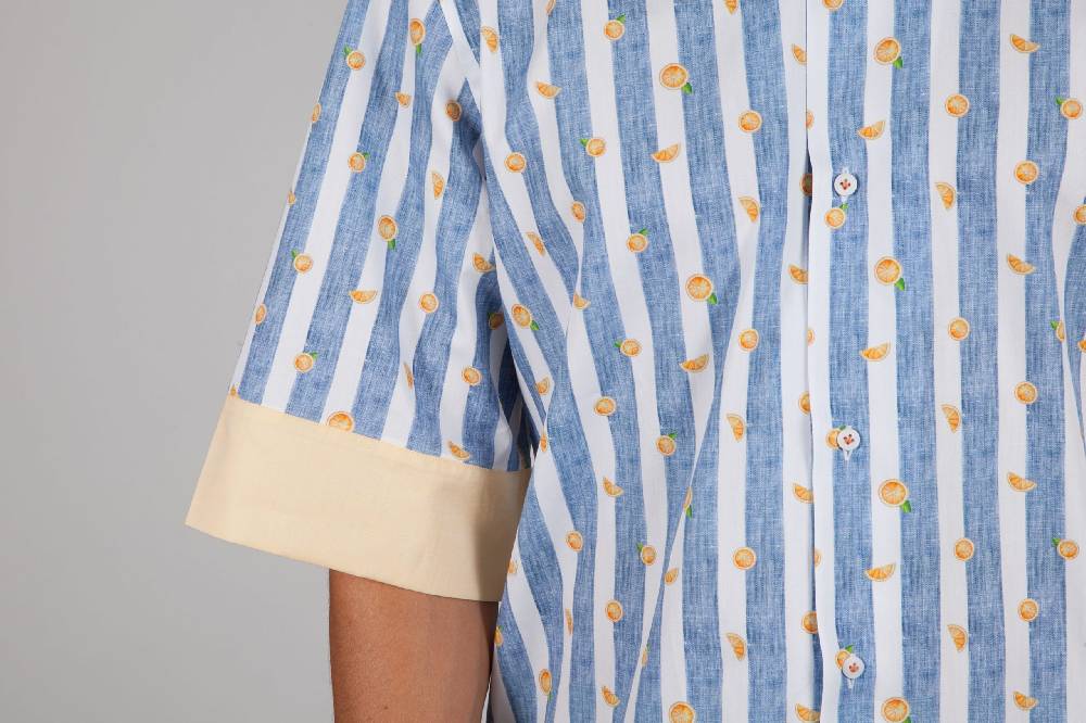 Poggianti Camicia Fantasia Manica corta 328-03 Fino al 50% di sconto