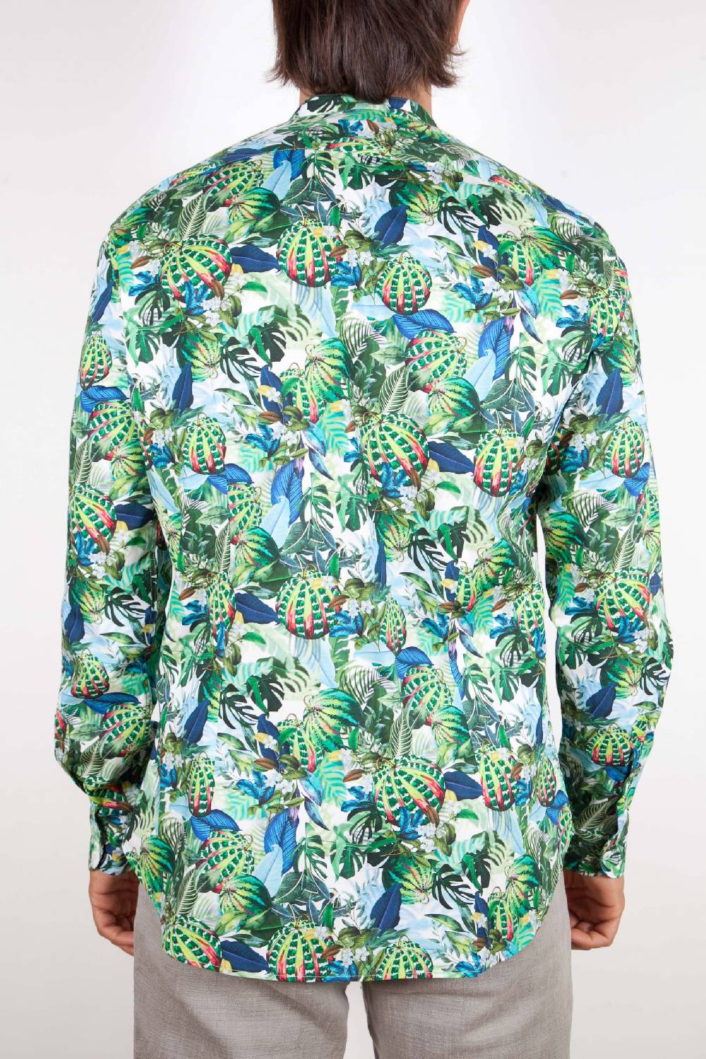 Poggianti Camicia Fantasia Collo Morbido Multicolor 363 Only for today