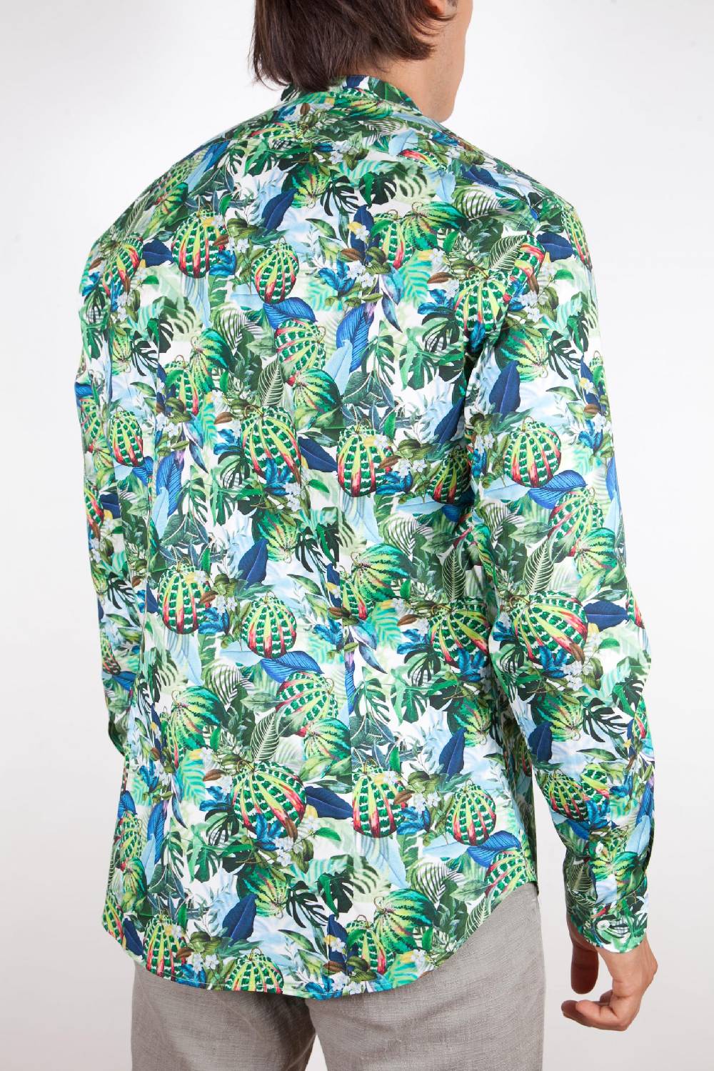 Poggianti Camicia Fantasia Collo Morbido Multicolor 363 Only for today