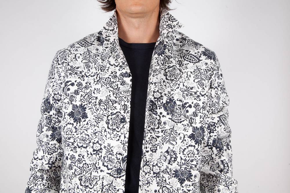 Poggianti Camicia Fantasia Collo Morbido Italy