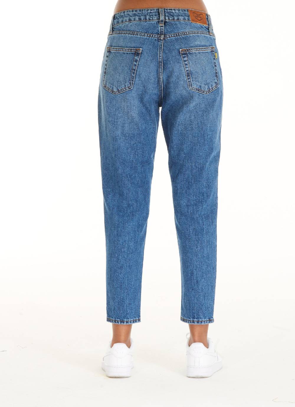 Pop84 Jeans vita bassa boy-friend modello Marika Vendita Economica