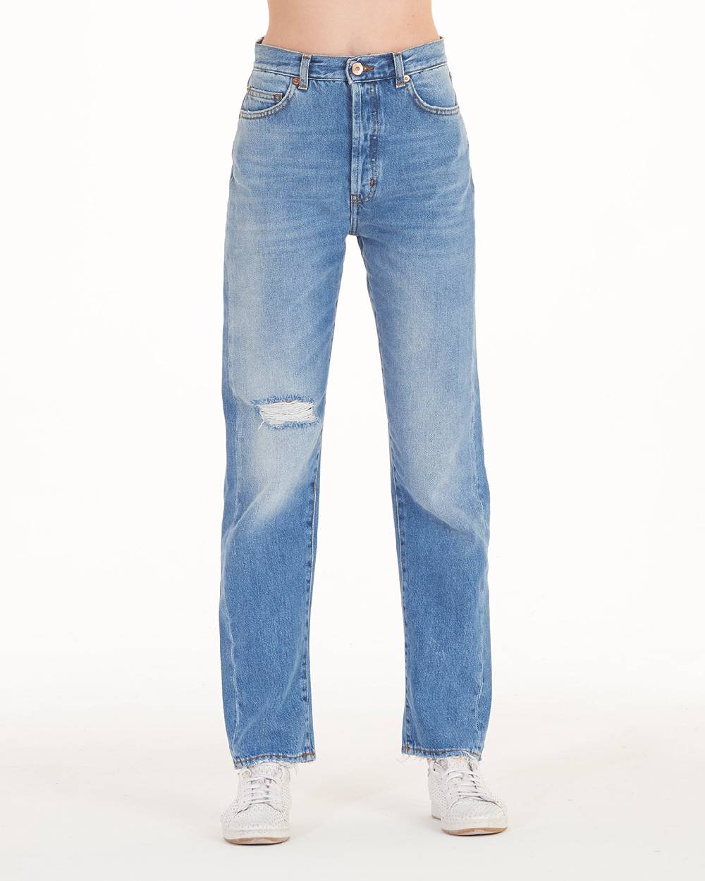 Pop84 Jeans donna boy-friend vita alta modello Marilyn Pop84 Jeans donna boy-friend vita alta modello Marilyn