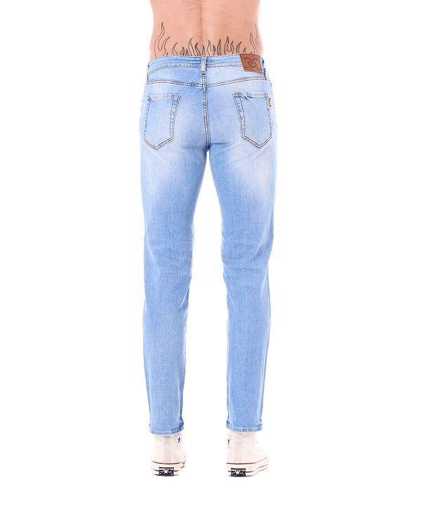 Pop84 Jeans 5 tasche modello Torino lavaggio chiaro Promozione