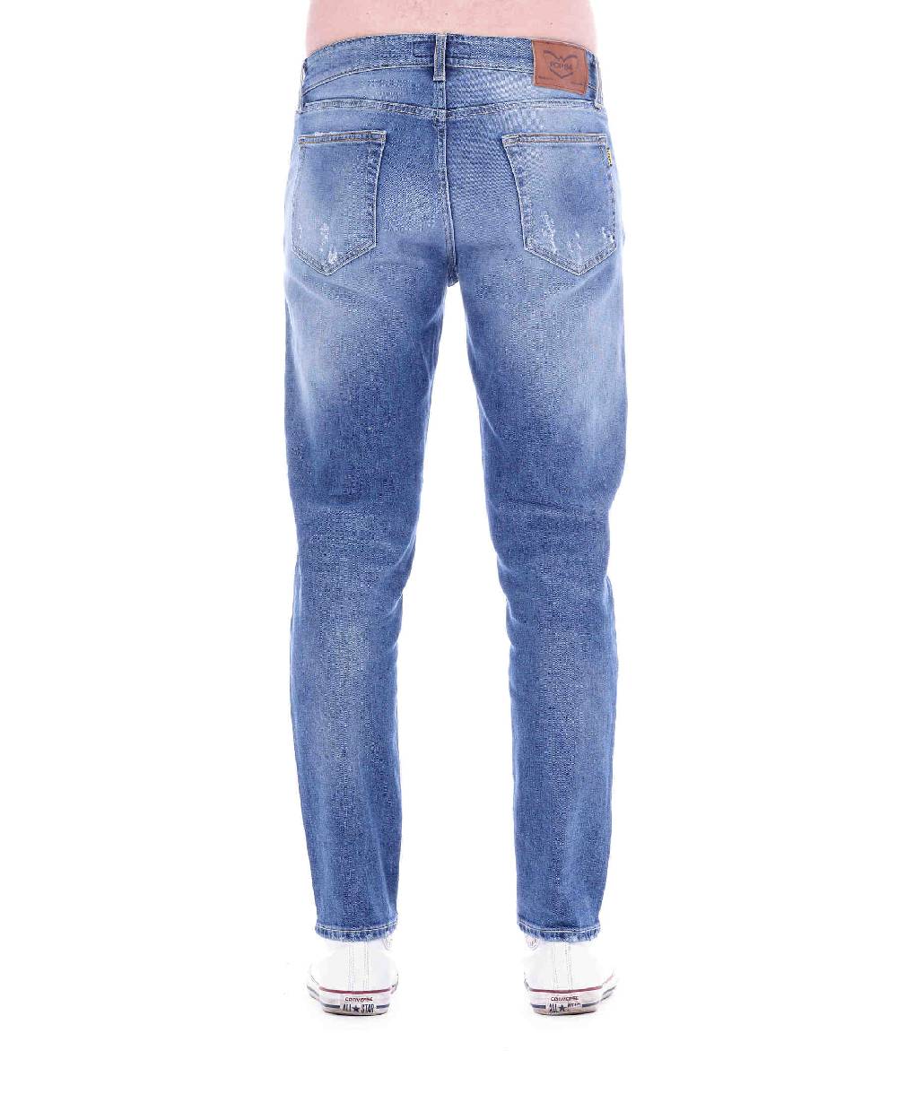 Pop84 Jeans Capri con rotture slim fit Qualità Garantita