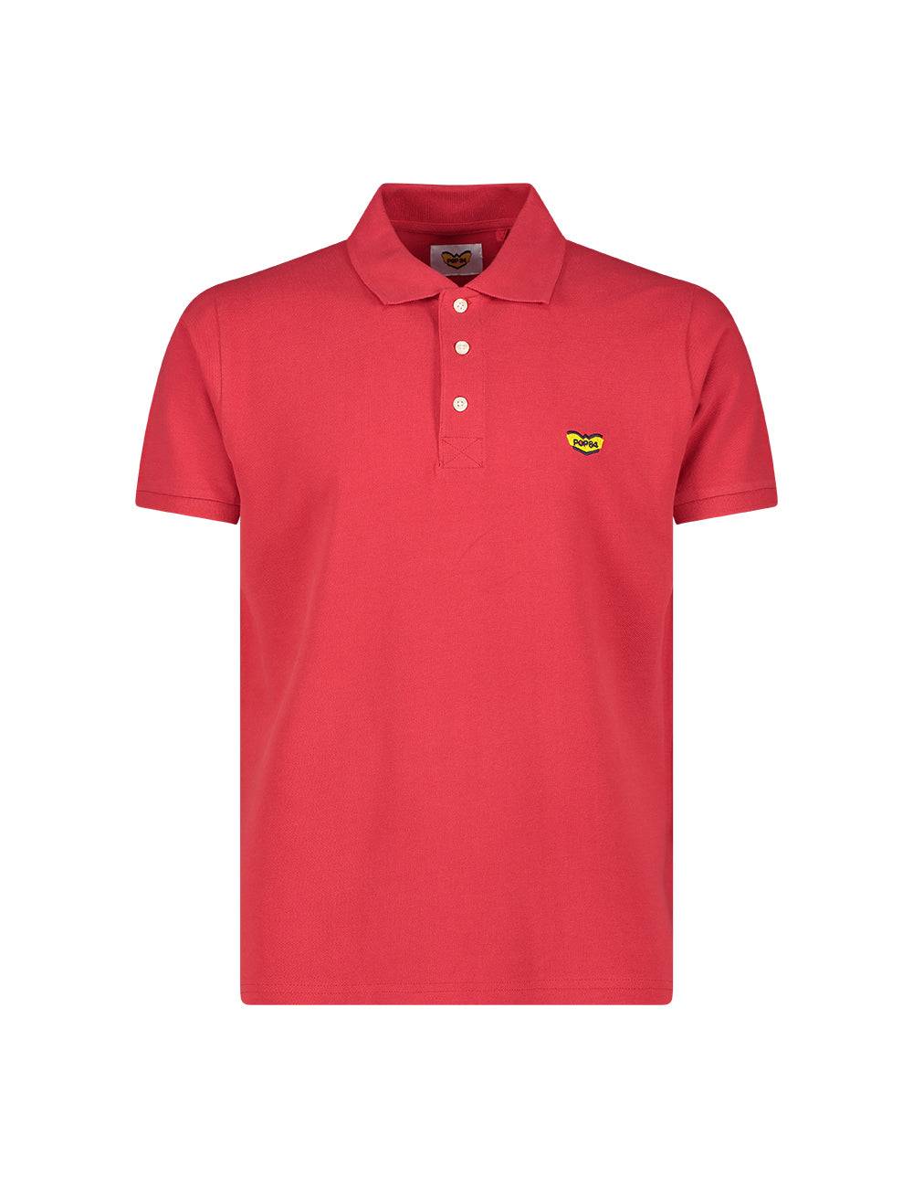 Pop84 Polo basica con logo POP84 ricamato Negozi Online