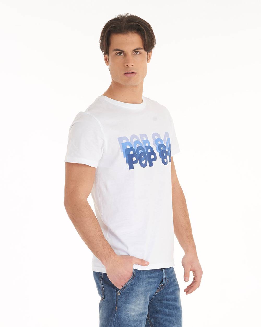 Pop84 T-shirt Scritta POP84 Online