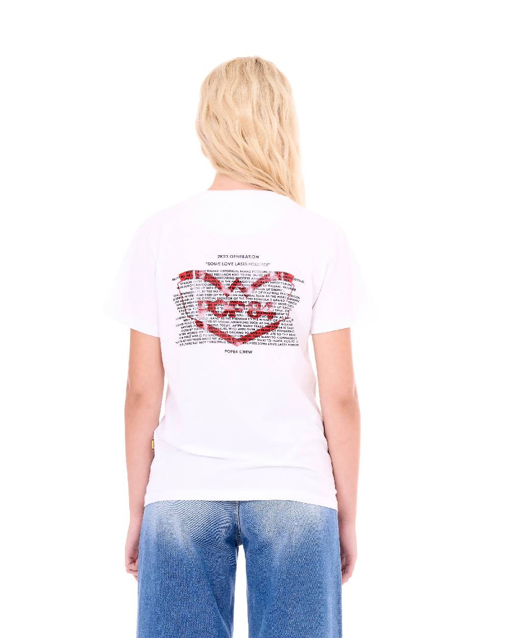Pop84 T-shirt POP84 'Some Loves Last Forever' Moda