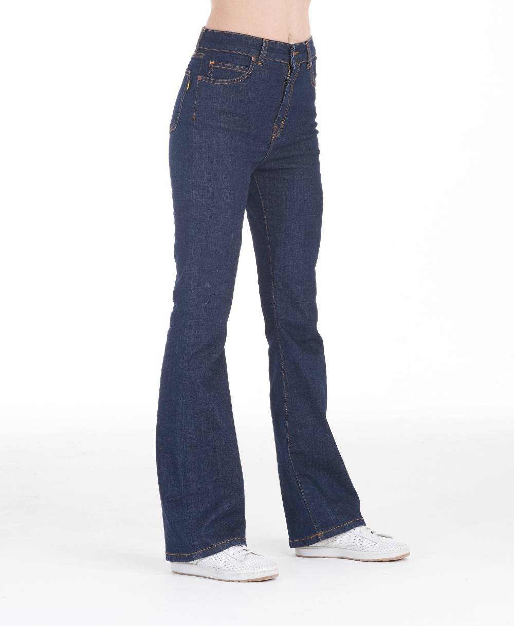 Pop84 Jeans zampa modello Francy lavaggio scuro 2025