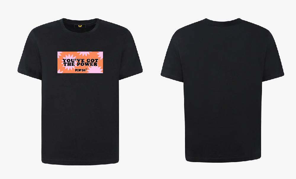 Pop84 T-shirt POP84 'You've Got The Power' In Linea