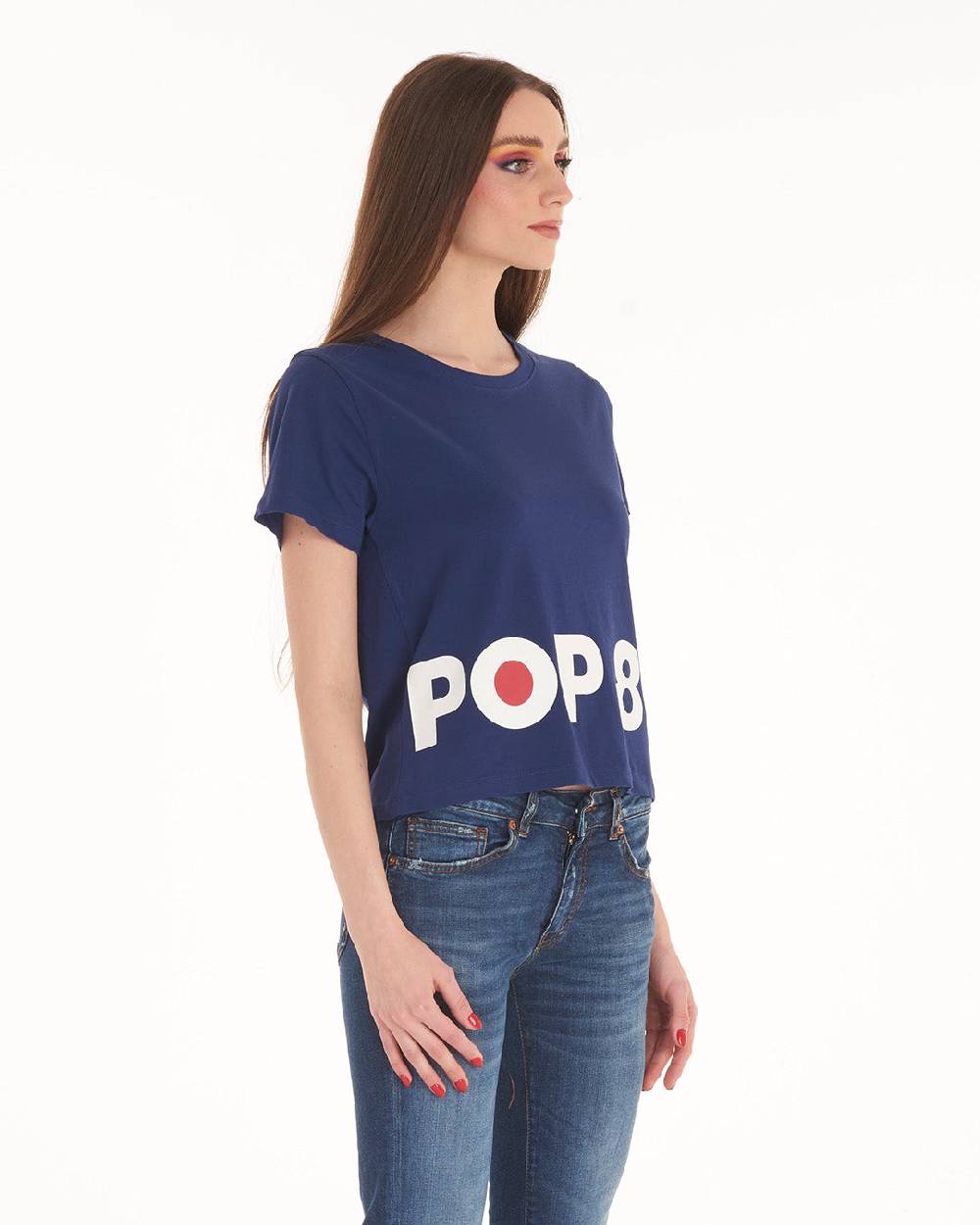 Pop84 T-shirt Scritta POP84 Nuovo