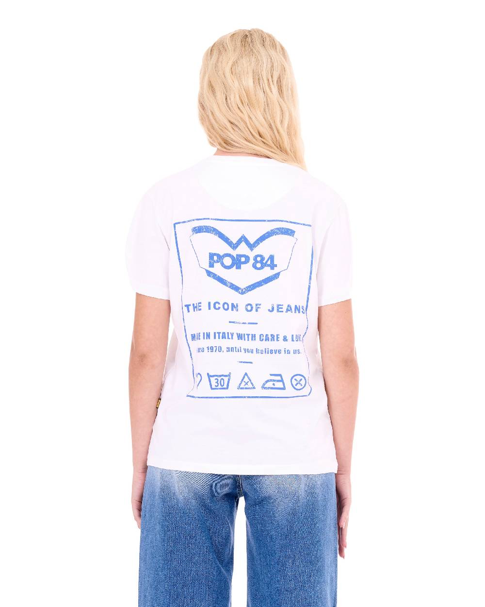 Pop84 T-shirt POP84 'The Icon Of Jeans' Pezzi Unici