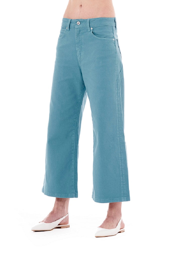 Pop84 Pantalone in bull denim over fit Consegna Veloce
