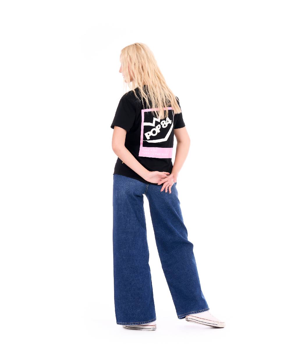 Pop84 T-shirt POP84 'Take A Pic This Is The Icon' Prezzo Ridotto