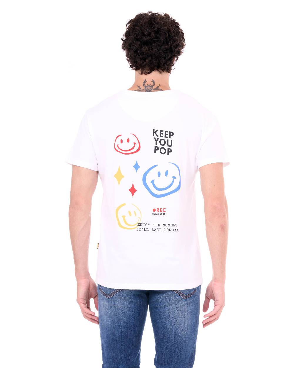 Pop84 T-shirt POP84 'Keep You Pop' Economico