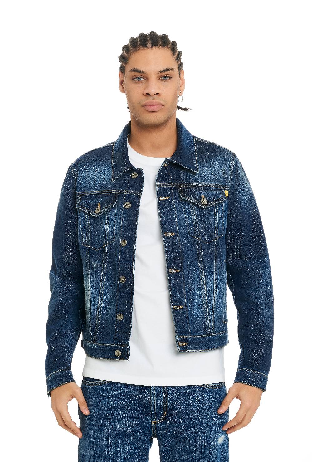 Pop84 Giubbino jeans lavaggio medio Negozio