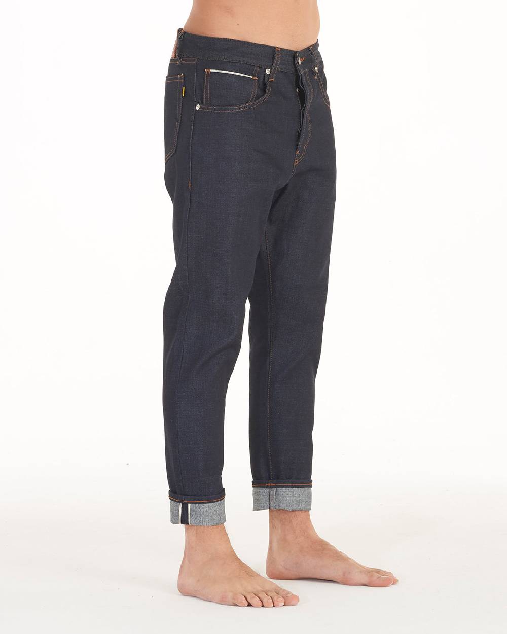 Pop84 Jeans CIMOSATO non lavato tessuto giapponese Soddisfazione Garantita