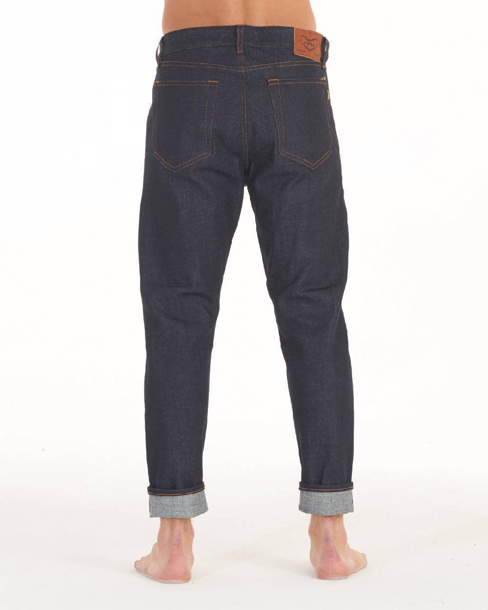 Pop84 Jeans CIMOSATO non lavato tessuto giapponese Soddisfazione Garantita