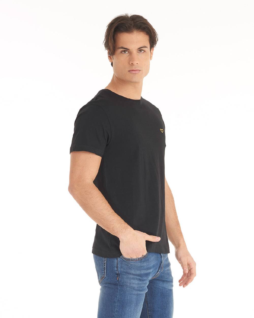Pop84 T-shirt Logo Piccolo Gommato POP84 Negozi Online