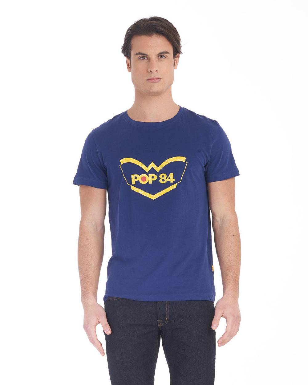 Pop84 T-shirt Logo Gommato POP84 Promozione Limitata
