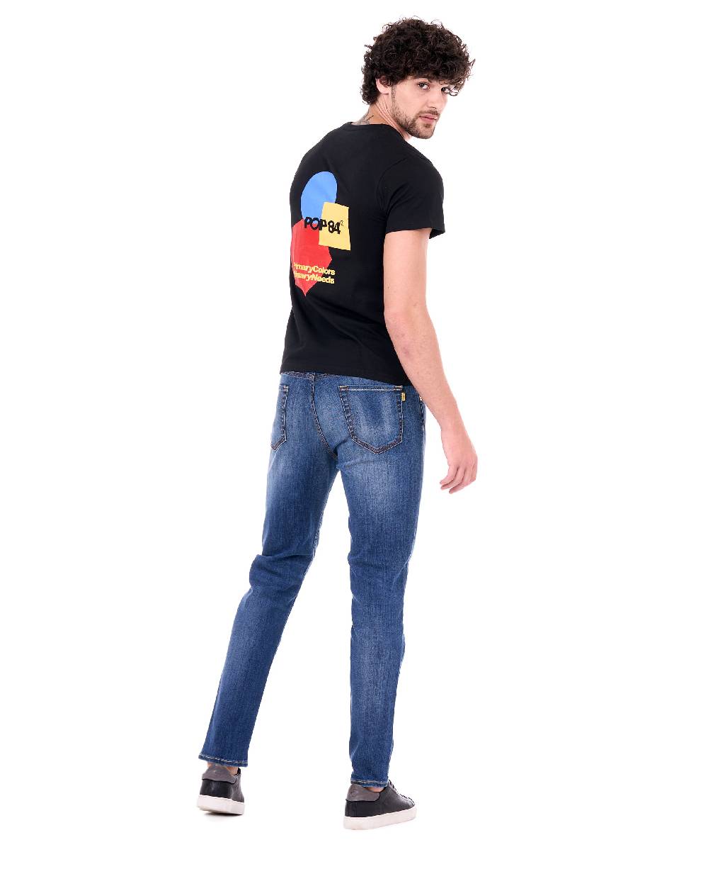 Pop84 T-shirt POP84 'Primary Colors Primary Needs' Sconto