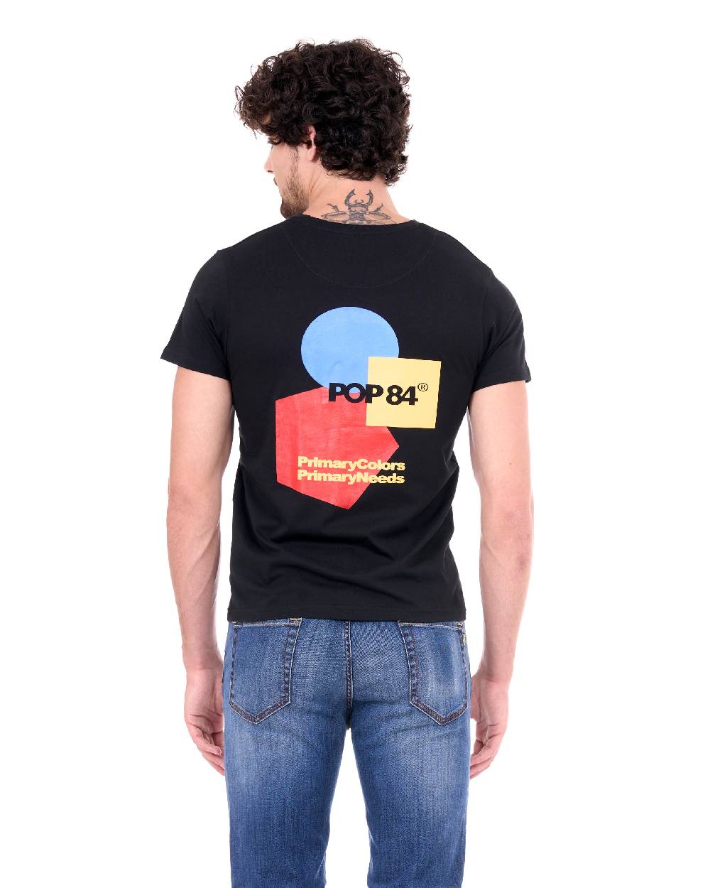 Pop84 T-shirt POP84 'Primary Colors Primary Needs' Sconto