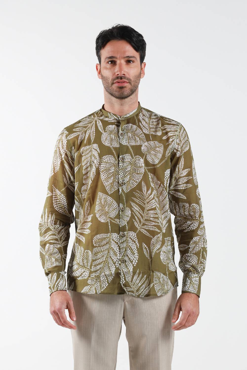 ﻿Primo Emporio Camicia coreana in Mussola di Cotone In Vendita