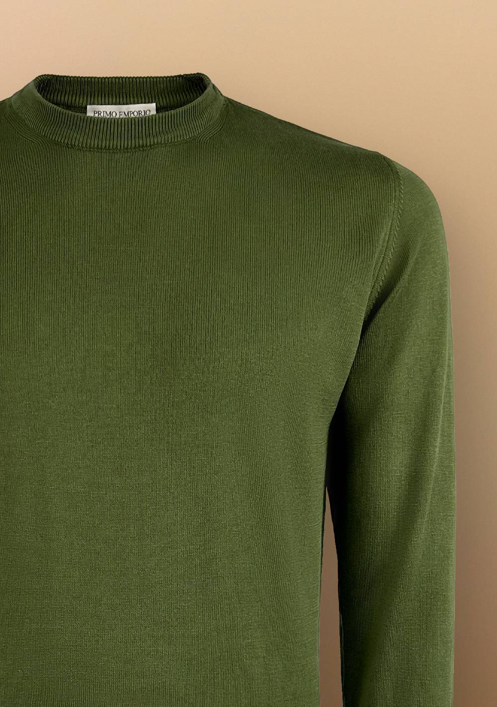 Primo Emporio Maglia filo Giro collo manica Lunga In Saldo
