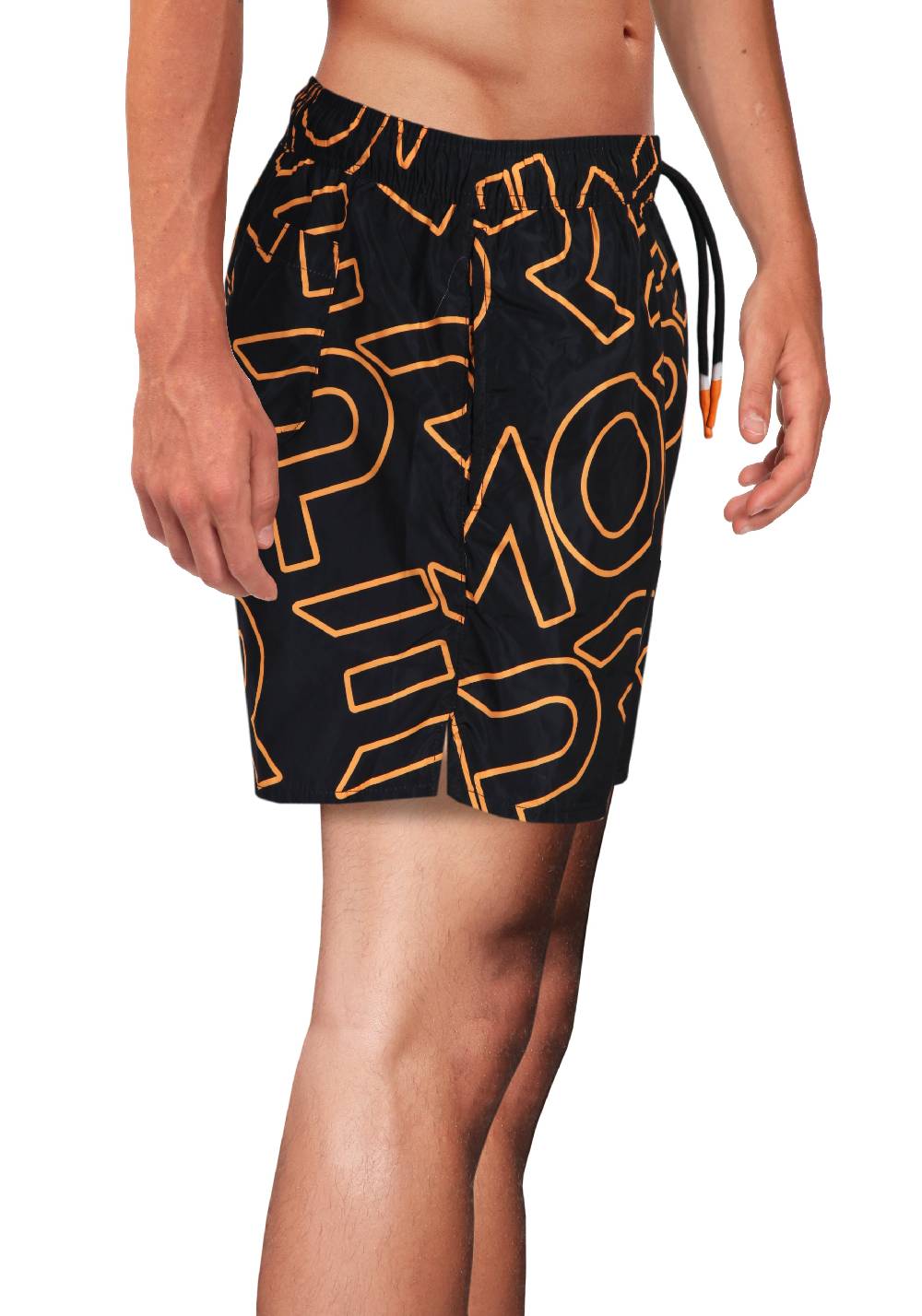 Primo Emporio Costume Boxer con Scritta Primo Emporio - Nero Saldi Di Fabbrica