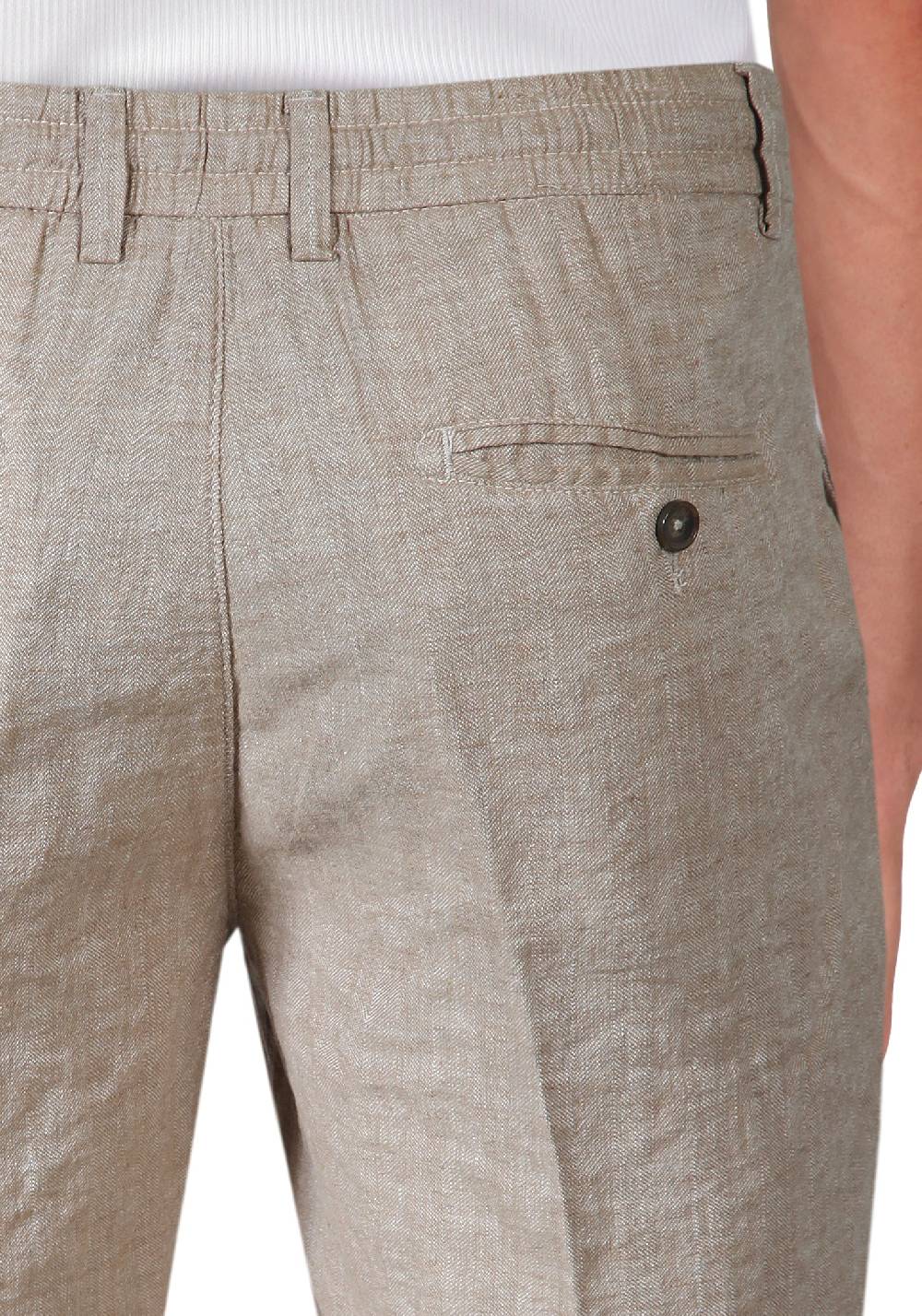 Primo Emporio Bermuda con laccio in Lino Moda