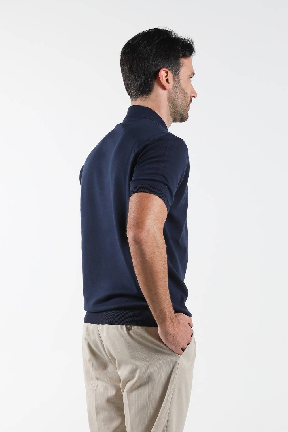 Primo Emporio Polo in filo 3 Bottoni mezza manica Spedizione Gratuita