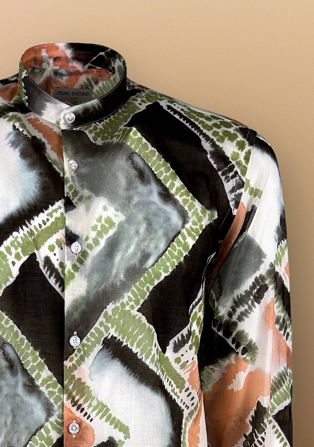 Primo Emporio Camicia coreana in Mussola di cotone Sottocosto
