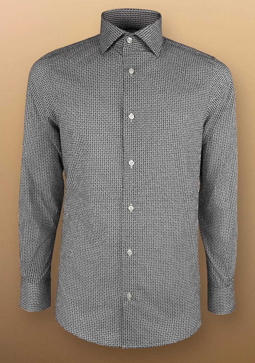 Primo Emporio Camicia in Cotone con microfantasia Sconto