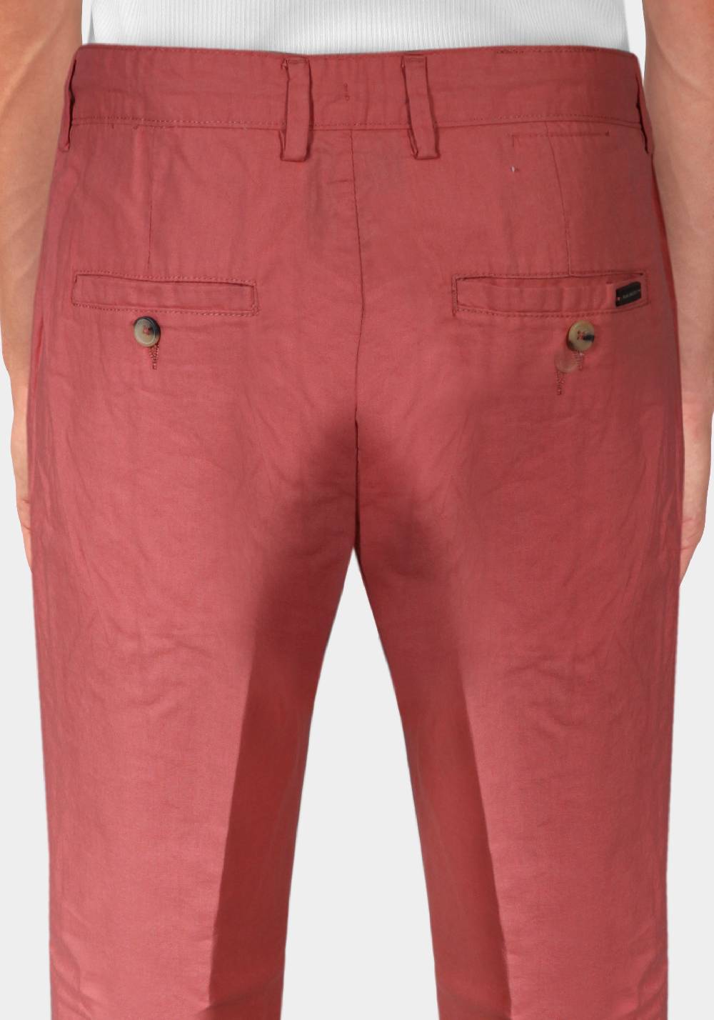 Primo Emporio Pantalone con Laccio e Bottoni - Mattone Saldi