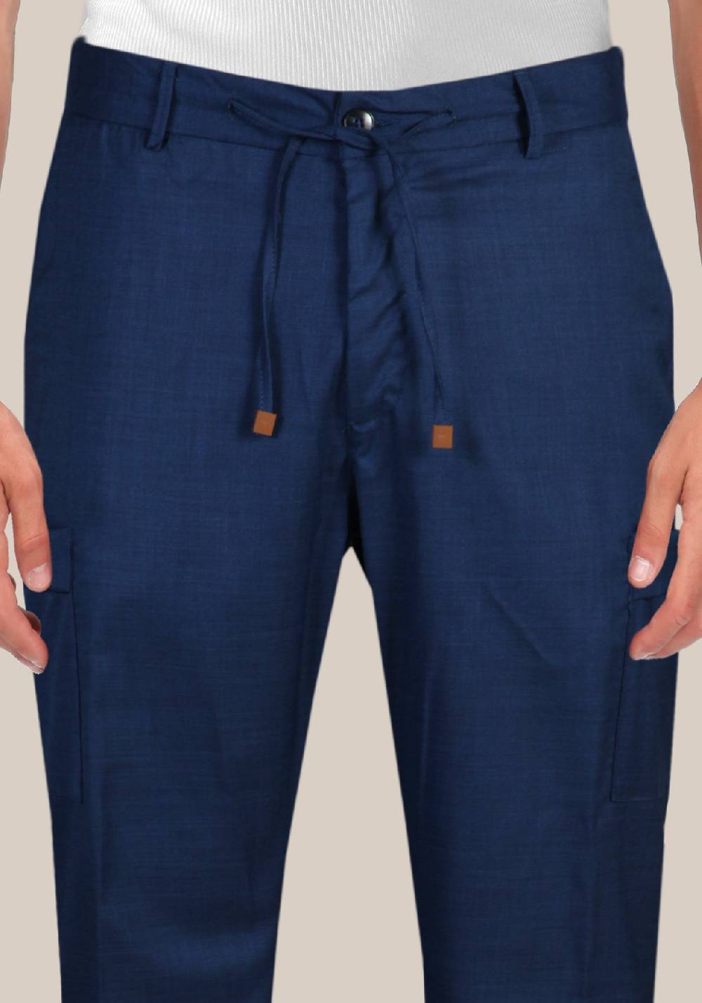 Primo Emporio Pantalone cotone con tascone laterale Sostegno trimestrale