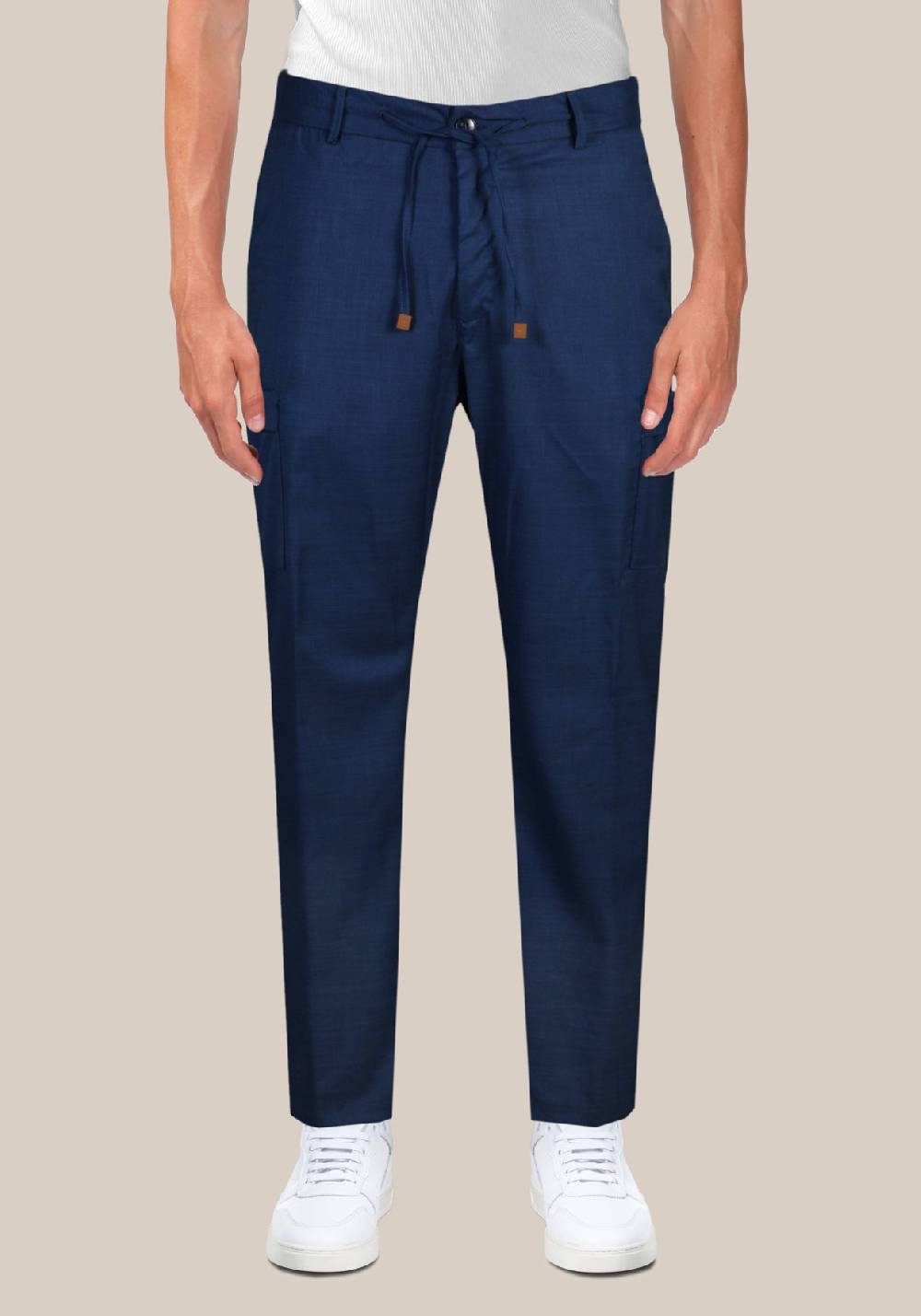 Primo Emporio Pantalone cotone con tascone laterale Sostegno trimestrale