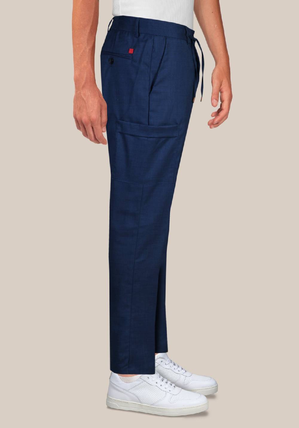 Primo Emporio Pantalone cotone con tascone laterale Sostegno trimestrale
