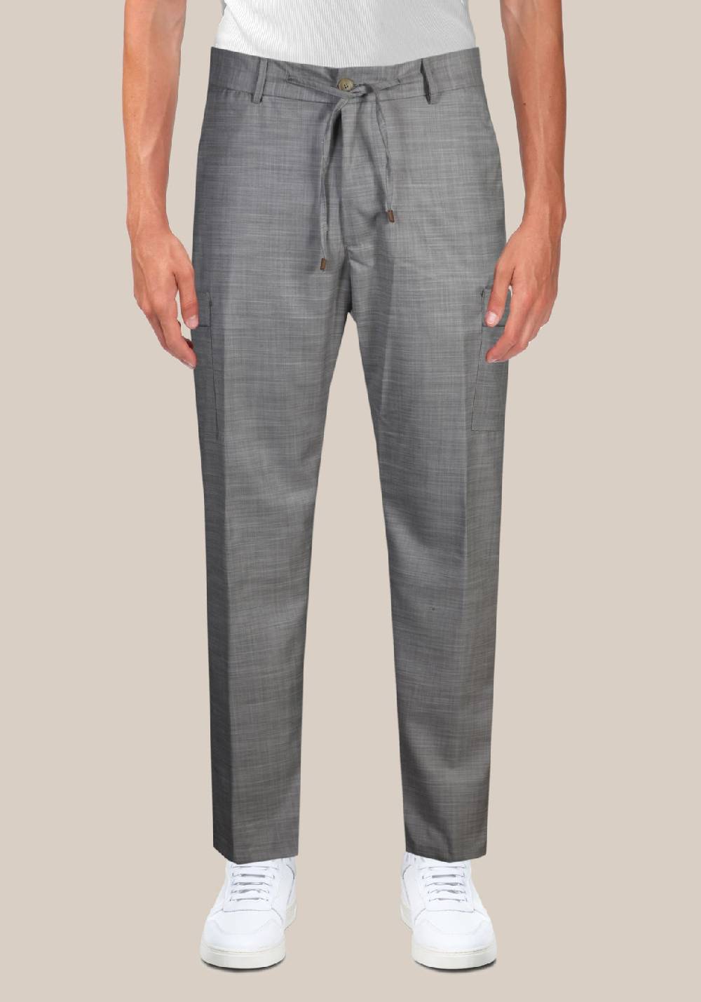 Primo Emporio Pantalone cotone con tascone laterale Vendita Calda