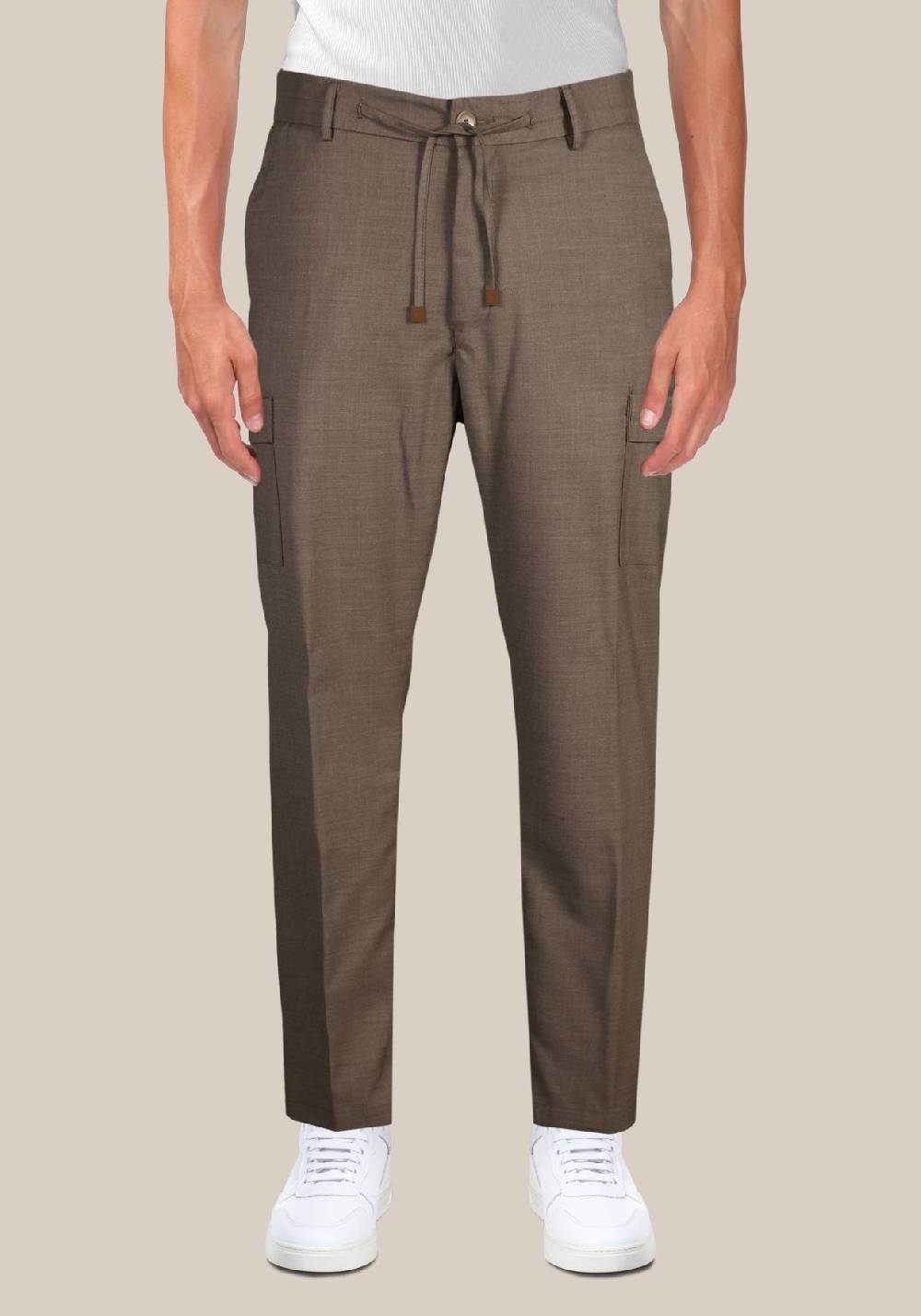 Primo Emporio Pantalone cotone con tascone laterale Saldi Di Fabbrica