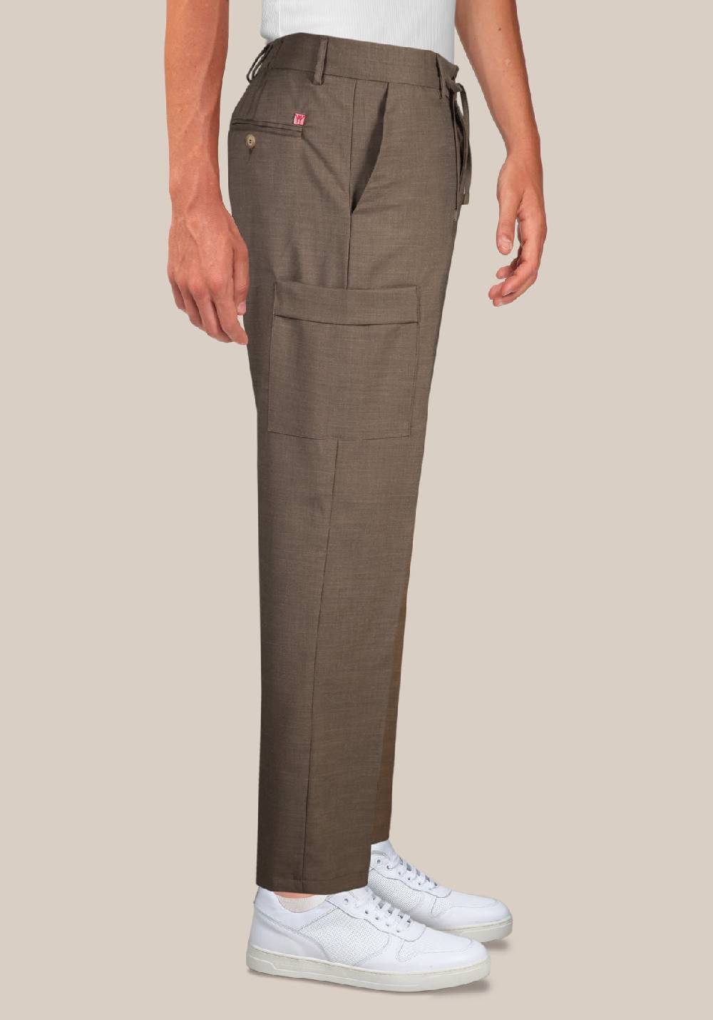 Primo Emporio Pantalone cotone con tascone laterale Saldi Di Fabbrica