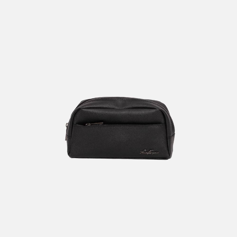Primo Emporio Pochette Pelle Saffiano con chiusura Zip Fino Al -60%