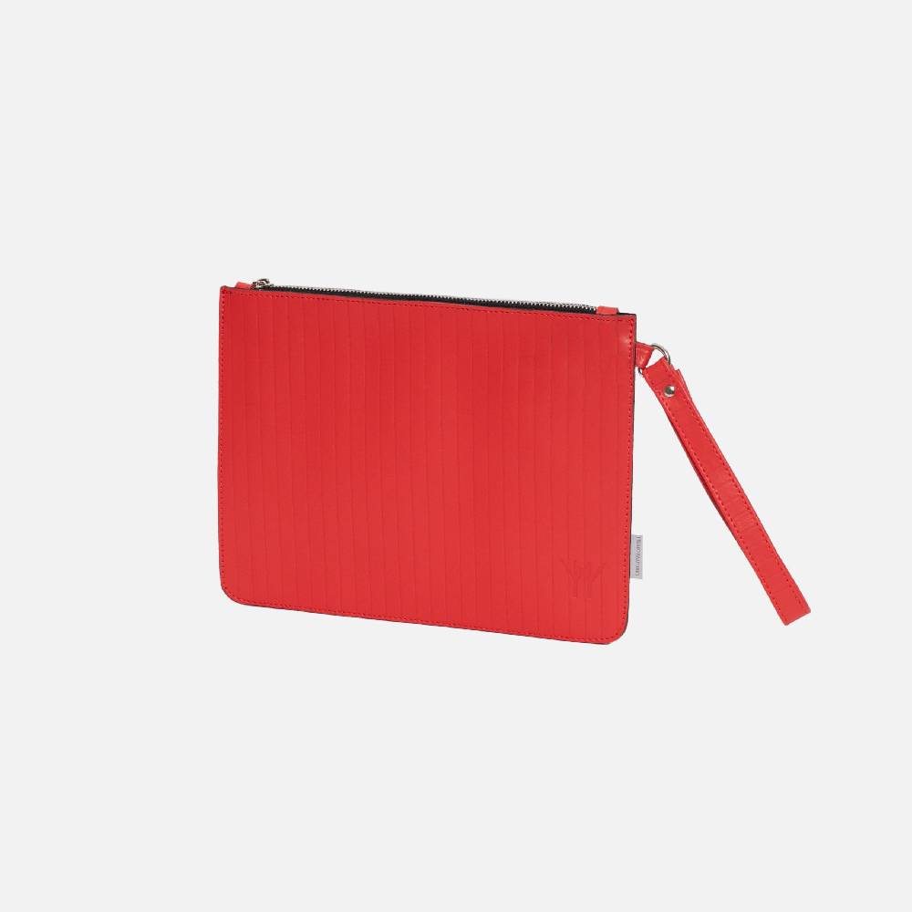 Primo Emporio Pochette Rigida in Pelle Logo Inciso Sottocosto