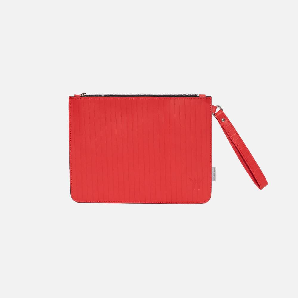 Primo Emporio Pochette Rigida in Pelle Logo Inciso Sottocosto