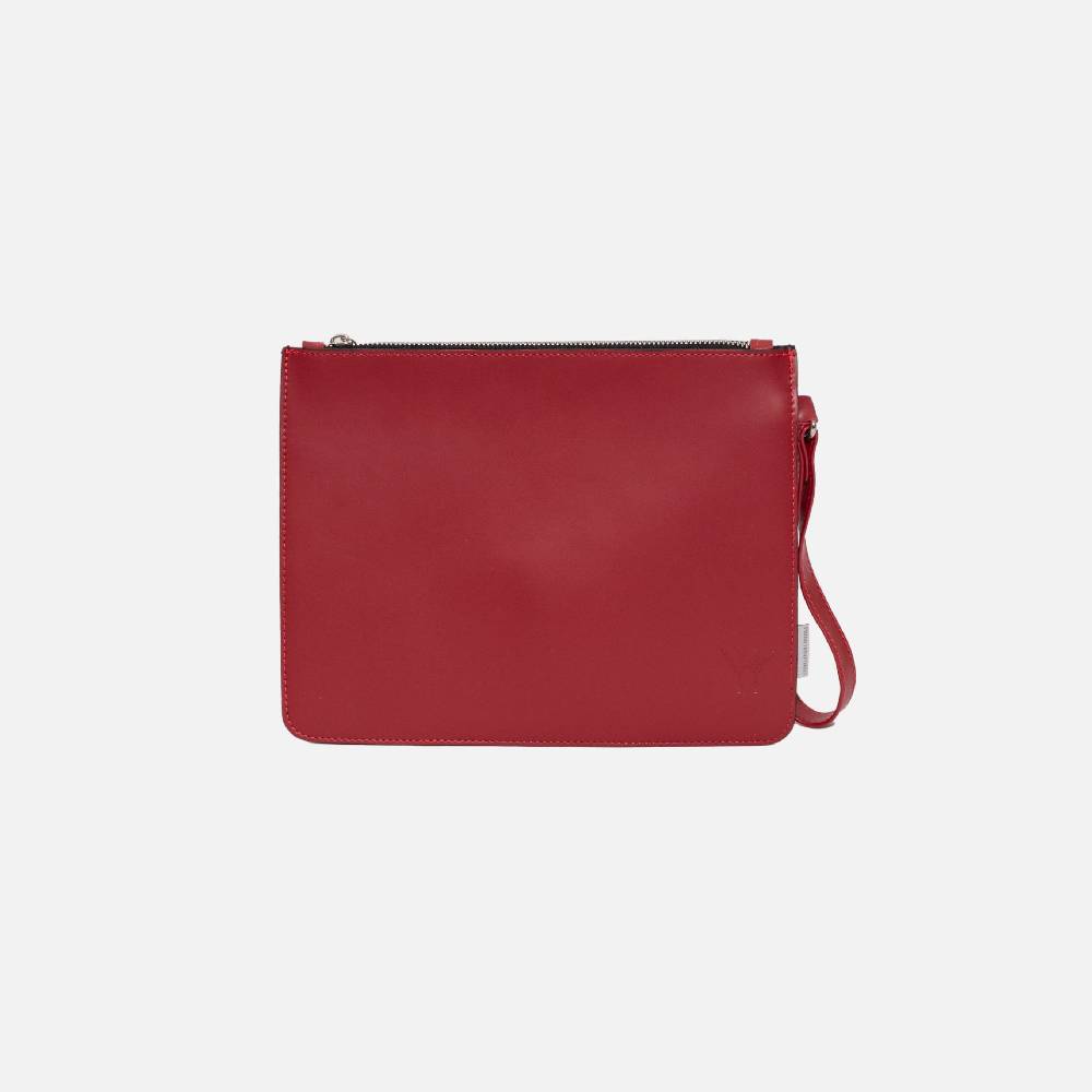 Primo Emporio Pochette Rigida in Pelle Logo Inciso Convenienza