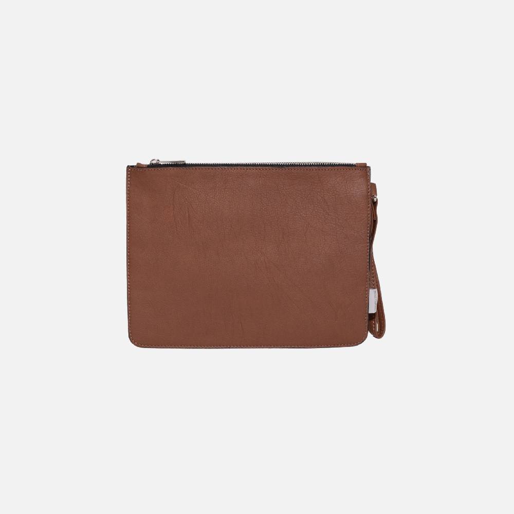 Primo Emporio Pochette Rigida in Pelle Logo Inciso Novità
