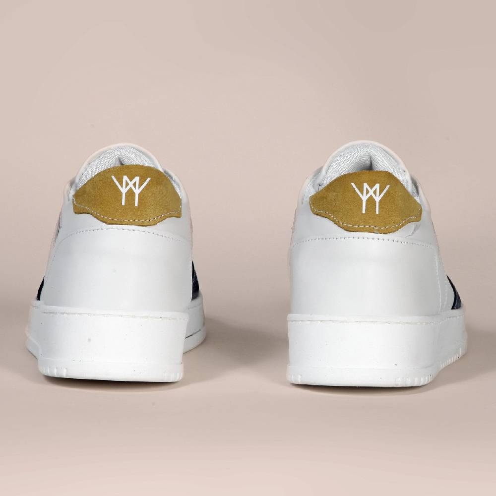 Primo Emporio Sneakers in pelle con banda in camoscio Hotsell