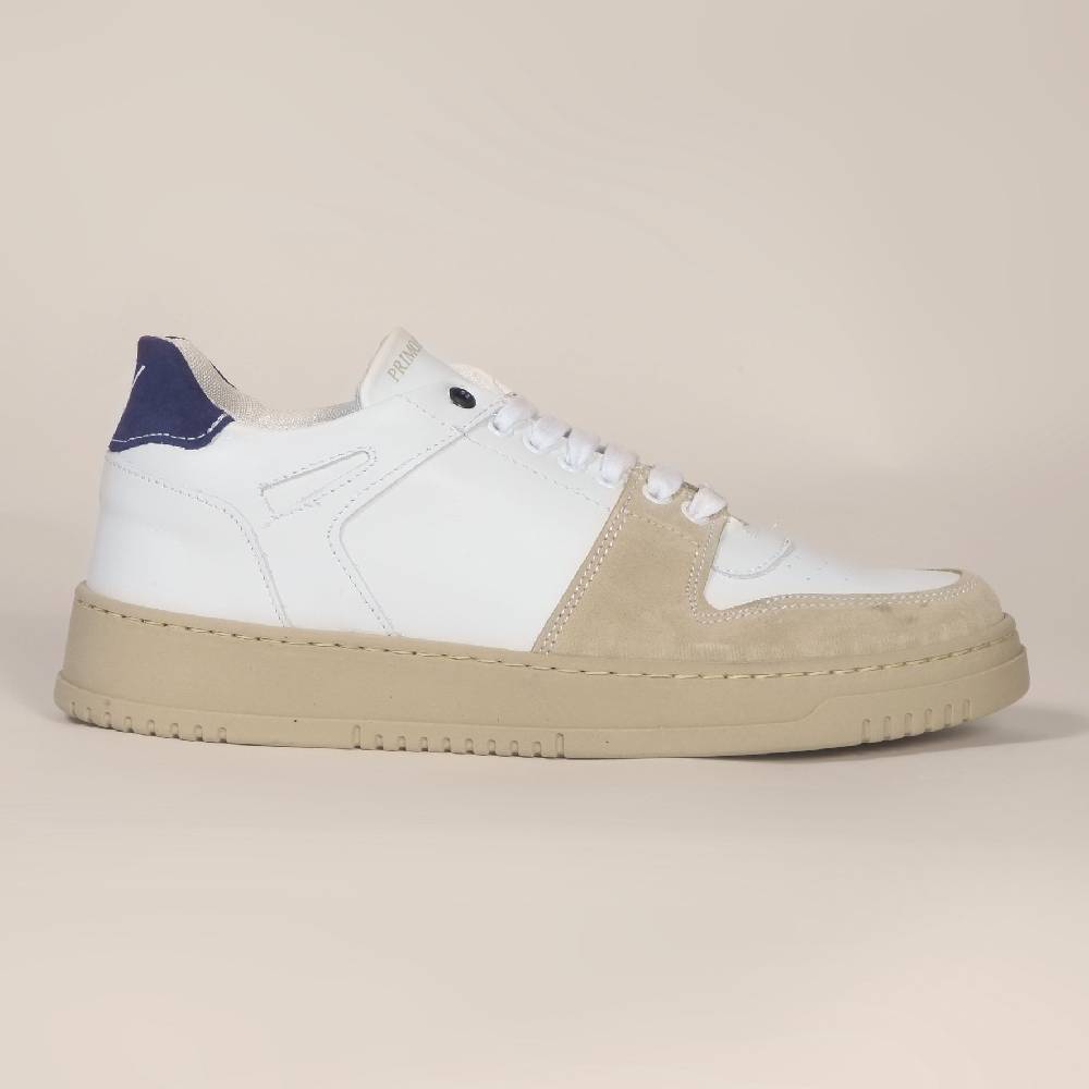 Primo Emporio Sneakers in pelle con banda in camoscio Vendita Calda