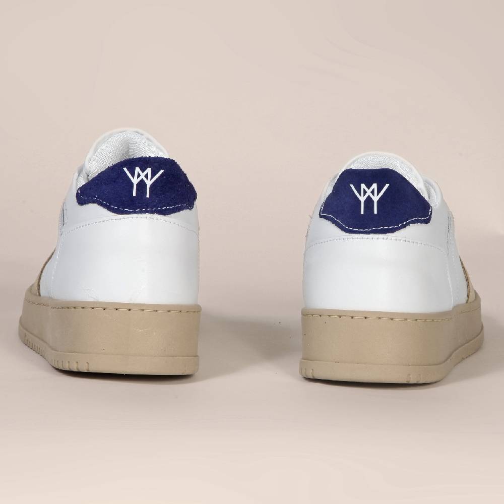 Primo Emporio Sneakers in pelle con banda in camoscio Vendita Calda